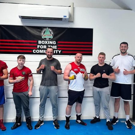 fighters of abergavenny boxing club after training